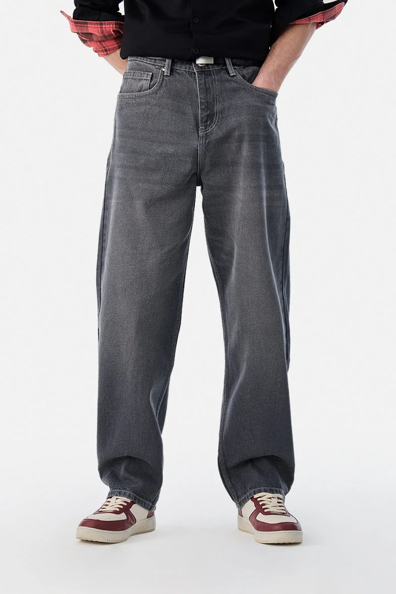 Washed Loose Fit Jeans